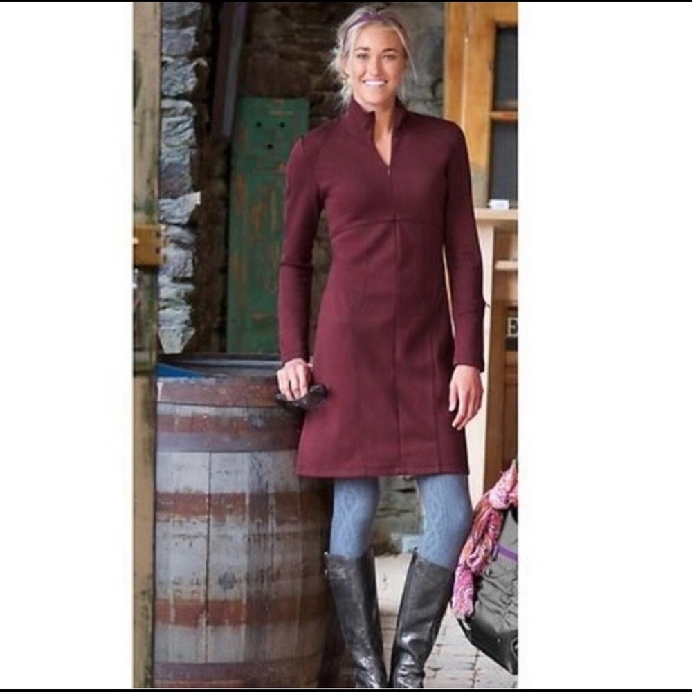 Athleta Red Sweater Dress